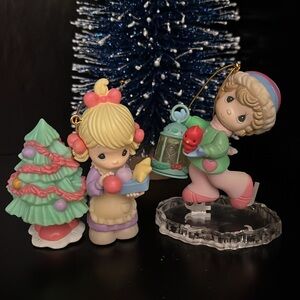 Precious Moments Vintage Christmas Tree Ornaments